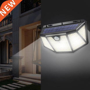 310 LED Solar Wall Ligs Motion Sensor 3-Mode Waterproof Ou