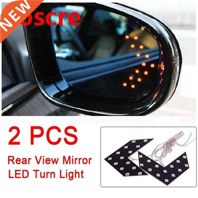 2PCS 14 SMD Car Lights Rearview Mirror Turn Signals Car Arro
