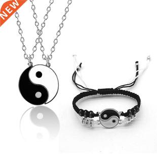 1 Set Tai Chi Couple Necklaces For Women Men Best Friends Yi