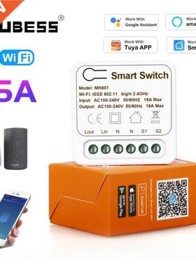10A 16A MINI Wifi Smart Switch Supporte 2-way Control Timer