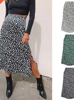 woman skirts harajuku summer Spring Autumn 2021 ladies leopa