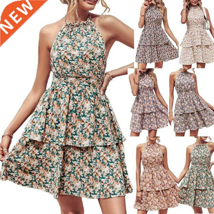 Elegant dresses red Women 2022 Dress gown Deep V floral