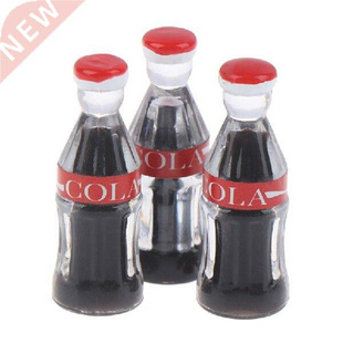 3pcs/set Mini Coke Drinks Dollhouse Mininature Food For