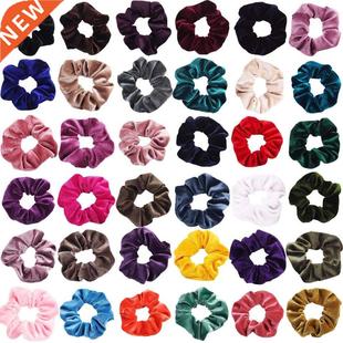 1pc Velvet Scrunchies Hair Ties Accessories Scrunchie Orname