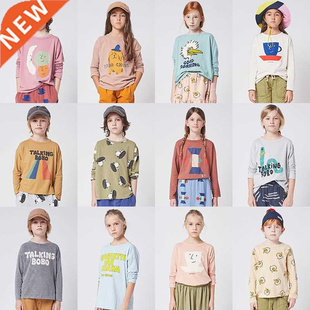 Ins 2021 Bobo Kids T-Shirts Girls Boys Shirts Boy Tee Baby L