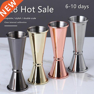 Stainless Steel Double Shaker Measure Cup 30ml/60ml Bar Wine