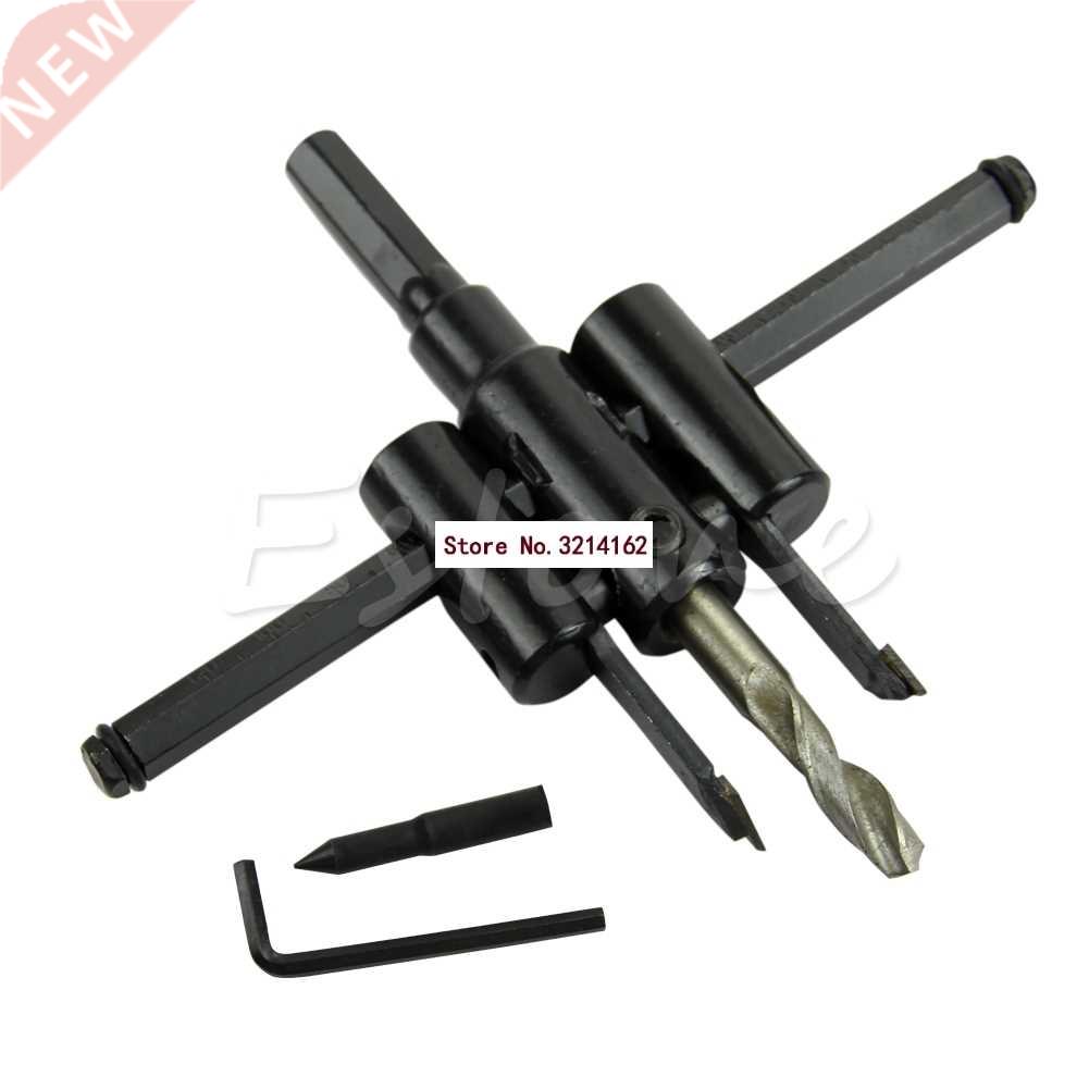 30mm-120mm Metal Wood Circle Hole Saw Drill Bit Cutter Kit D