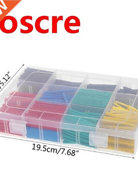 530pcs Heat Shrink Tubing Insulation Shrinkable Tubes Assort
