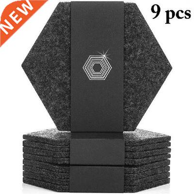 8PCS Retro Felt Insulation Heat Resiant Cup Coaer