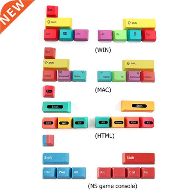10pcs PBT Backlit Keycaps Doubleshot CMYK Keyset OEM Profile