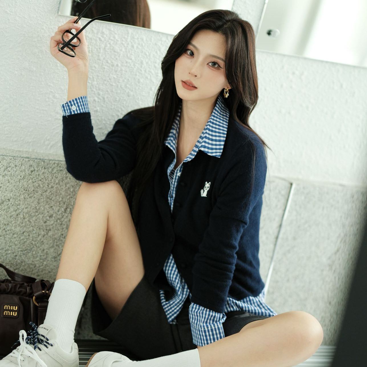 AVENUE针织开衫秋冬慵懒感百搭舒适经典