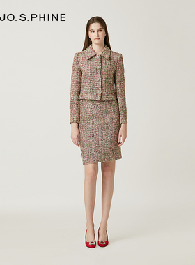 朗姿/【成衣进口】MOJO AVENUE莫佐气质小香风外套新款秋冬