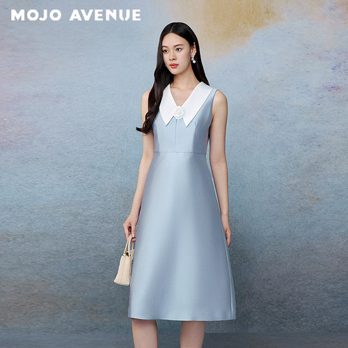 【赫本系列】朗姿/MOJO莫佐2026夏新品法式赫本千金玛德琳连衣裙