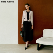 新品 朗姿 MOJO春季 2026轻盈优雅多层蛋糕裙女通勤晚宴半身裙黑