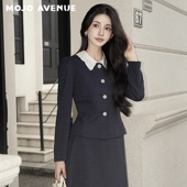 修身 AVENUE莫佐千金玛德琳收腰夹克春夏时尚 短外套半裙 MOJO 朗姿