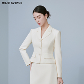 短外套2025年新款 AVENUE莫佐浪漫时尚 早春高级感 MOJO 朗姿