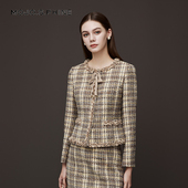 MOJO AVENUE莫佐2025冬新款 法式 朗姿 千金感小香风套装 夹克