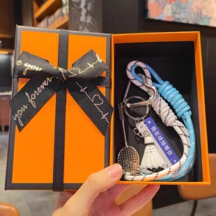 miu系创意羽毛球包包挂件设计感女登山绳羽毛球馆比赛定制小礼品