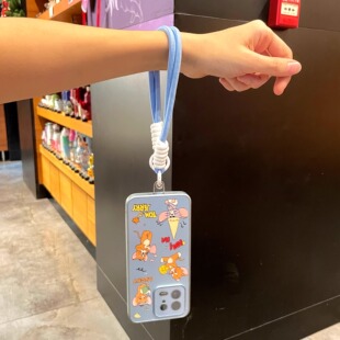 创意手机壳手绳钥匙扣简约双扣编织绳防丢手绳多功能包包挂件礼物