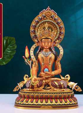 铜多尺寸摆件纯铜彩绘精品