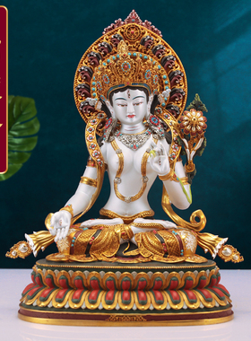 纯铜彩绘多尺寸摆件西藏