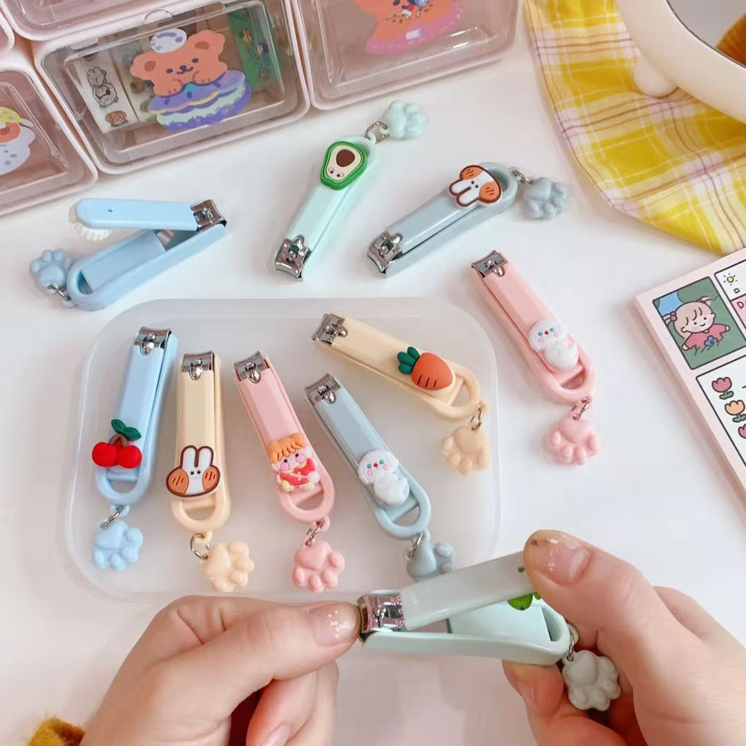 你单个装卡通指甲剪折叠创意美甲