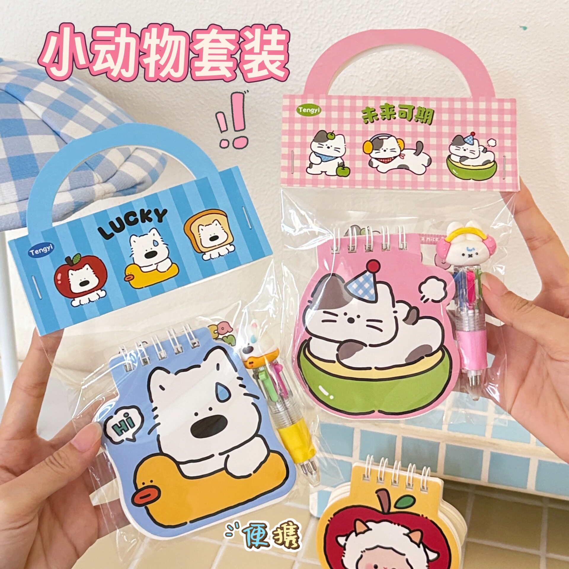 套装高颜值线圈本便利贴开学礼品