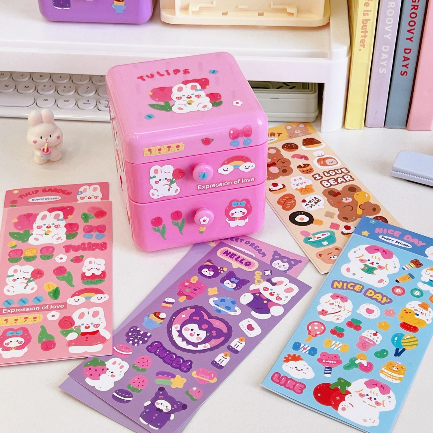 新年郁金香贴纸ins风手机壳学生咕卡贴画女装饰拍照原创,文具电教/文化用品/商务用品,贴纸/立体贴纸,淘宝优惠券,粉丝福利购,淘宝优惠卷