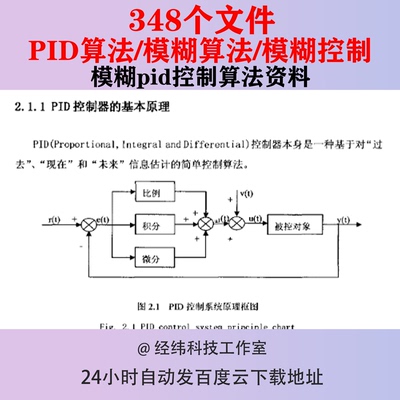 模糊pid控制算法资料实例电机控制C语言实现原理编程智能车调试