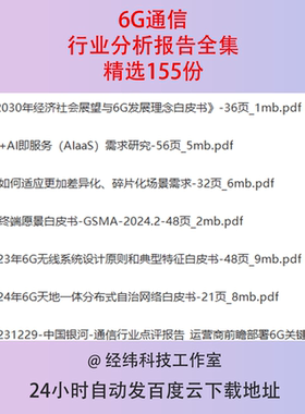 6G网络通讯通信研究报告安全架构技术应用调研分析白皮书