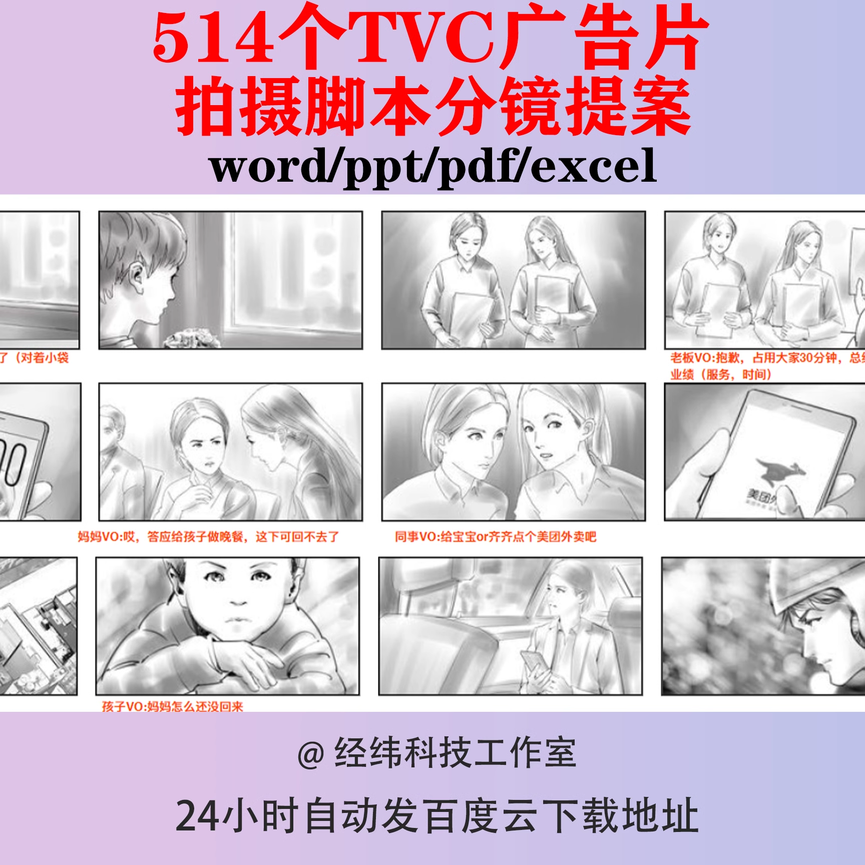 TVC广告片拍摄脚本分镜头提案方案宣传片视频影视形象片创意执行