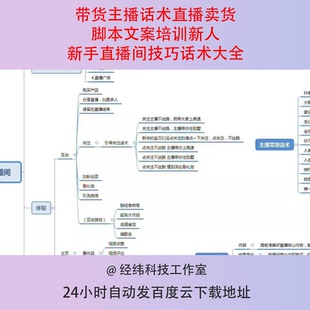 带货主播话术直播卖货脚本文案培训新人新手直播间技巧话术大全