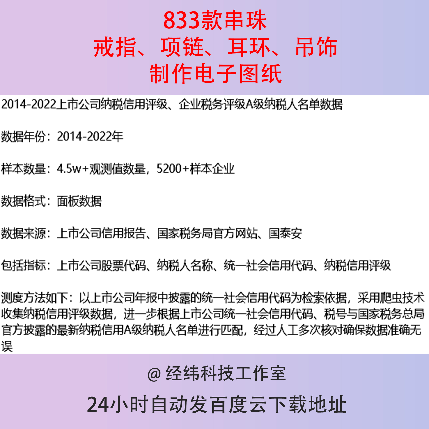 2014-2022年A股上市公司企业纳税信用评级A级纳税人名单股票代码