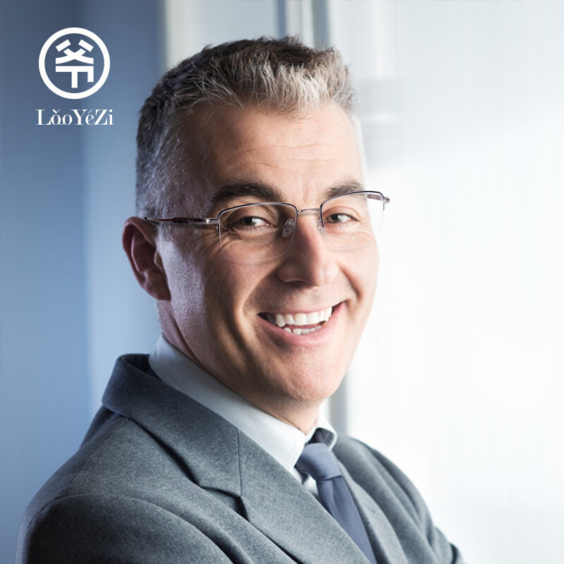 老爷子老花镜远近两用 高清老人智能自动变焦调节度数老花眼镜男