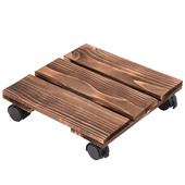 花盆托盘带轮f子底座滚轮长方形鱼缸底座万向轮垫底盘花盆托架移