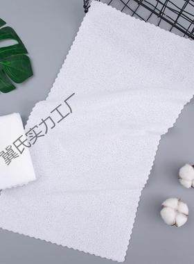 100澡条酒疗店宾一馆洗VYP浴发廊次性白毛巾旅馆堂足吸水不毛浴巾