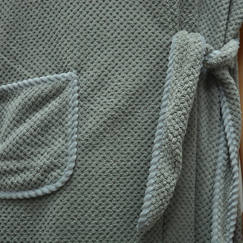 洗浴巾8865家用男大人四季澡0可穿式可裹浴袍224新比款吸水浴衣