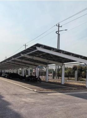 光伏棚阳光钢板架p一63182车棚钢膜结构小区停车场汽棚新能源停车