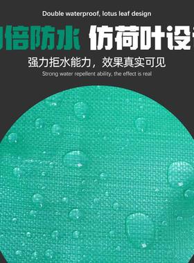 LLO绿色篷苫布货车篷布绿色遮外阳防雨布货场油布布野应急风防防