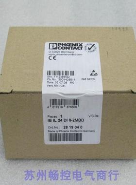全新PHCENIX CONTACT模块 IB IL 24 DI 8-2MBD 现货2819040
