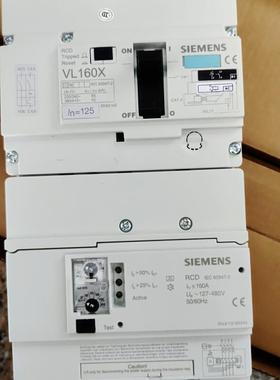 西门子 3VL1712-1EH43-0AA0+3VL9112-5GA40 VL160X125A+RCD