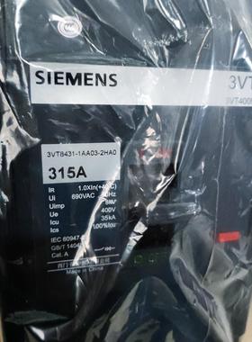 西门子 3VT400N 3VT8431-1AA03-2HA0 315A 3P