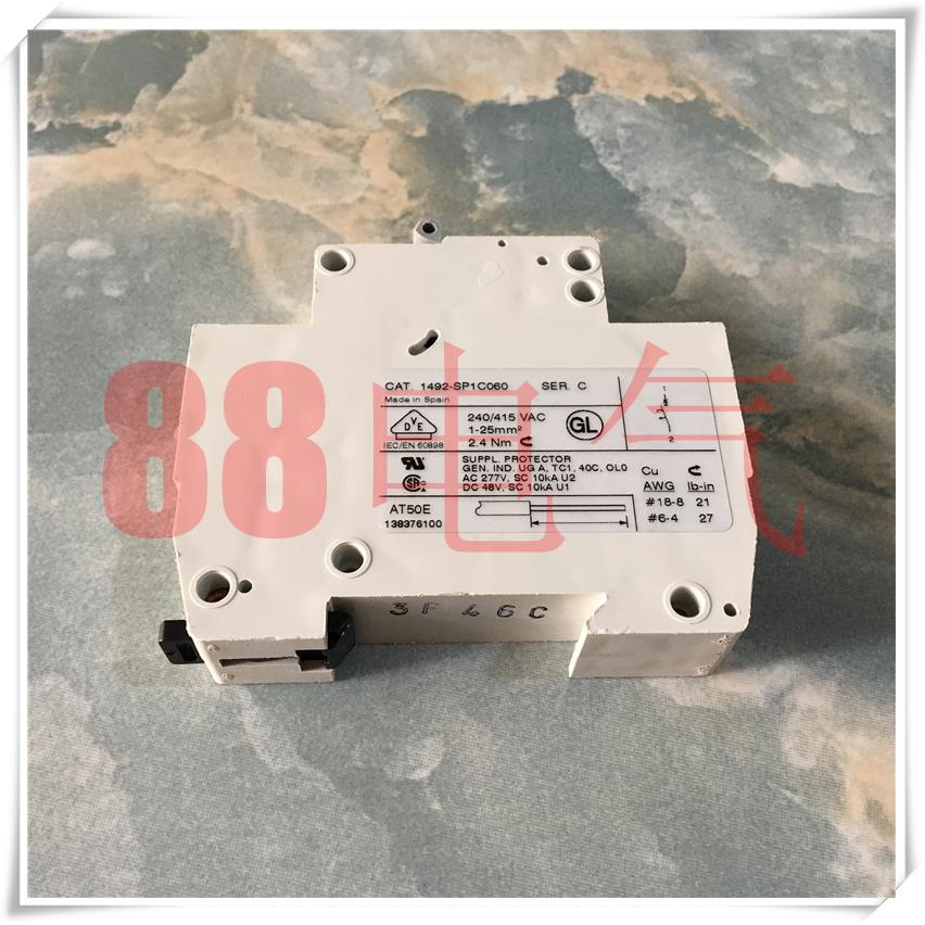 原装正品－美国AB/ 1492-SP1C060 空开断路器1P/C6A