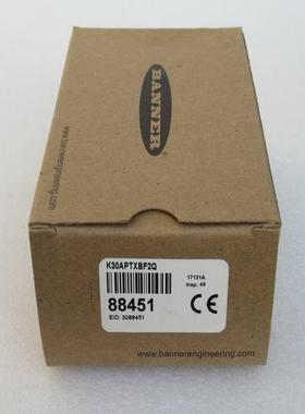 *现货销售*全新邦纳BANNER触摸拾取指示灯 K30APTXBF2Q 现货88451