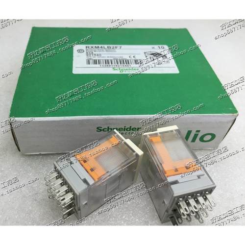 原装正品 Schneider 继电器 RXM4LB2F7 AC120V 现货全新