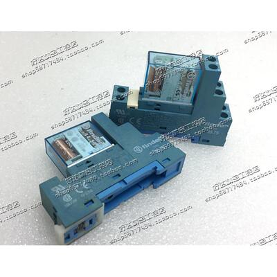 原装正品 finder 继电器Type 44.52S 24VDC 配底座95.75 整套