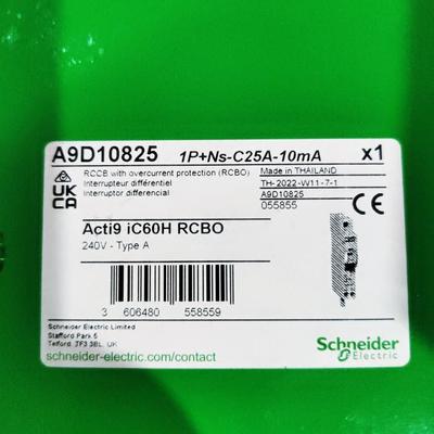 A9D12825 1P-NS-C25A-100mA iC60H RCBO