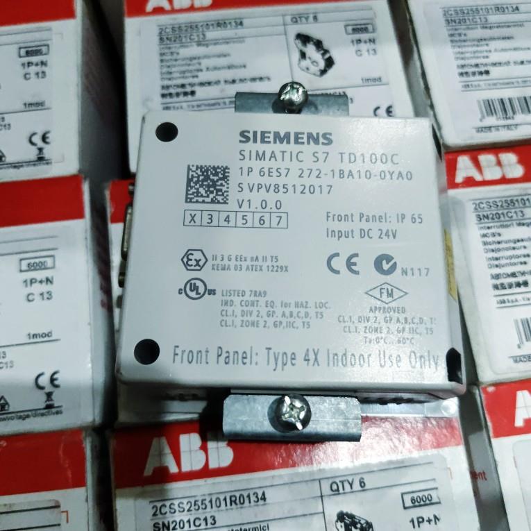 西门子 SIMATIC S7 TD100C 6ES7 272-1BA10-0YA0 SVPV8512017