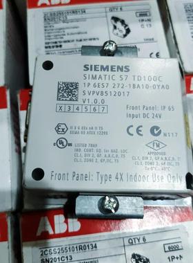 西门子 SIMATIC S7 TD100C 6ES7 272-1BA10-0YA0 SVPV8512017