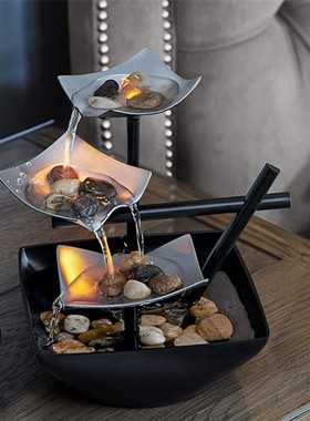 Indoor Water Fountain Desktop Relaxation Water Fountain Flow